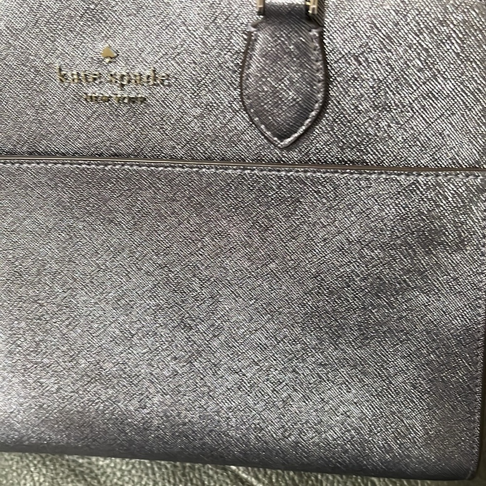 Kate spade outlet metallic candied flower handbag - Picture 3 of 13
